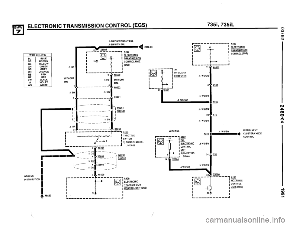 BMW 735i 1991 E32 Electrical Troubleshooting Manual BMW 735i 1991 E32 Electrical Troubleshooting Manual