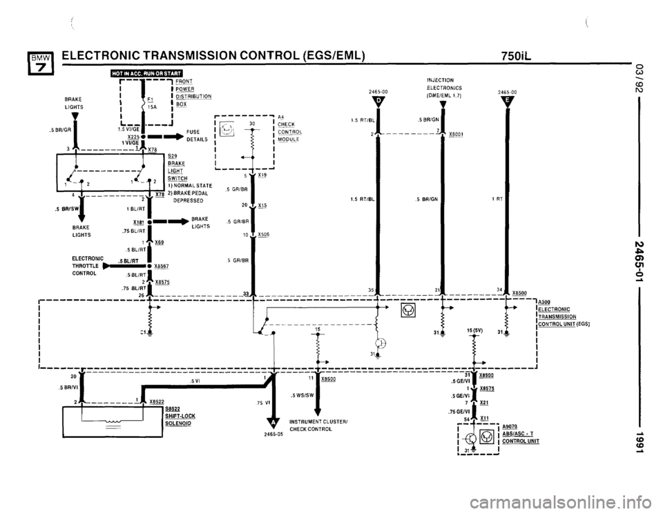 BMW 735i 1991 E32 Electrical Troubleshooting Manual BMW 735i 1991 E32 Electrical Troubleshooting Manual