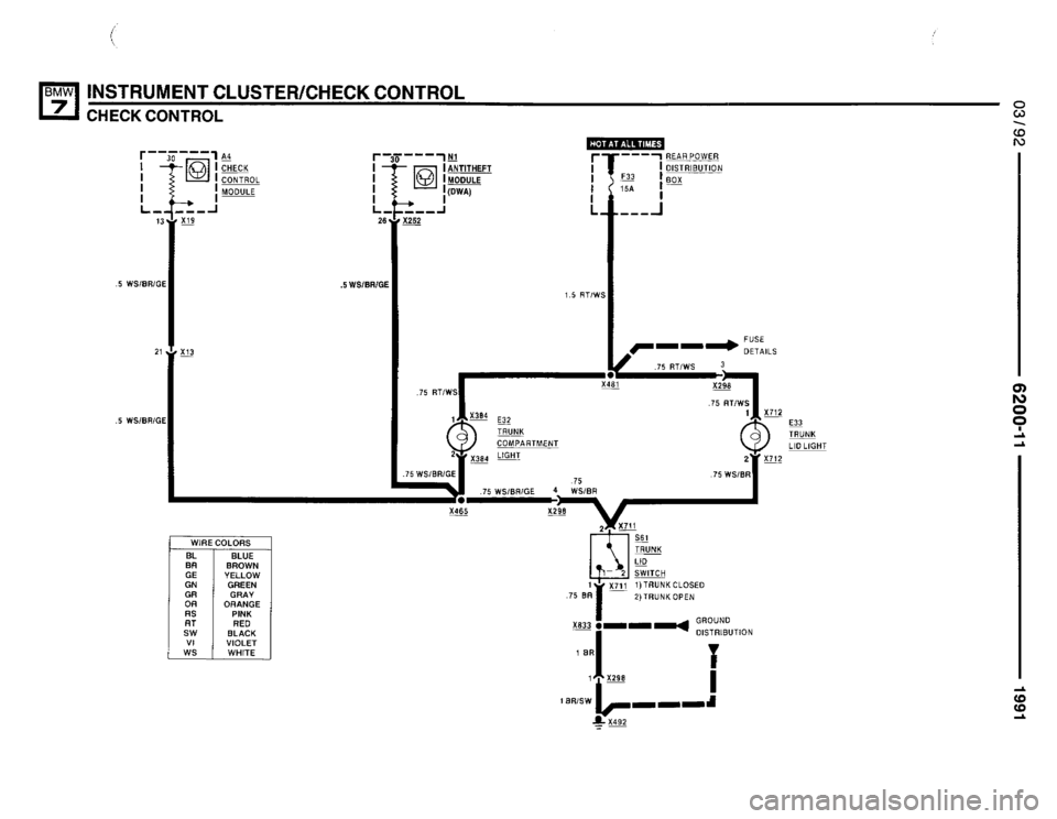 BMW 735i 1991 E32 Electrical Troubleshooting Manual BMW 735i 1991 E32 Electrical Troubleshooting Manual