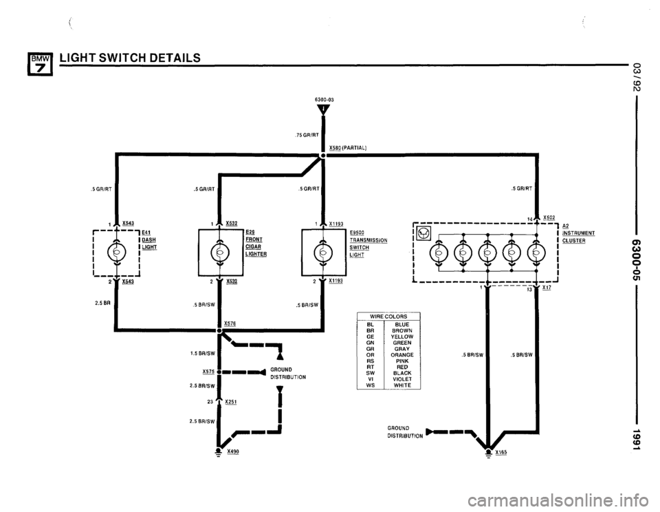 BMW 735il 1991 E32 Electrical Troubleshooting Manual BMW 735il 1991 E32 Electrical Troubleshooting Manual