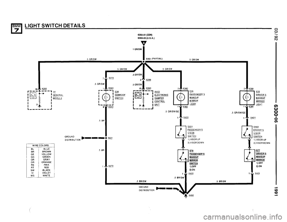 BMW 735il 1991 E32 Electrical Troubleshooting Manual BMW 735il 1991 E32 Electrical Troubleshooting Manual