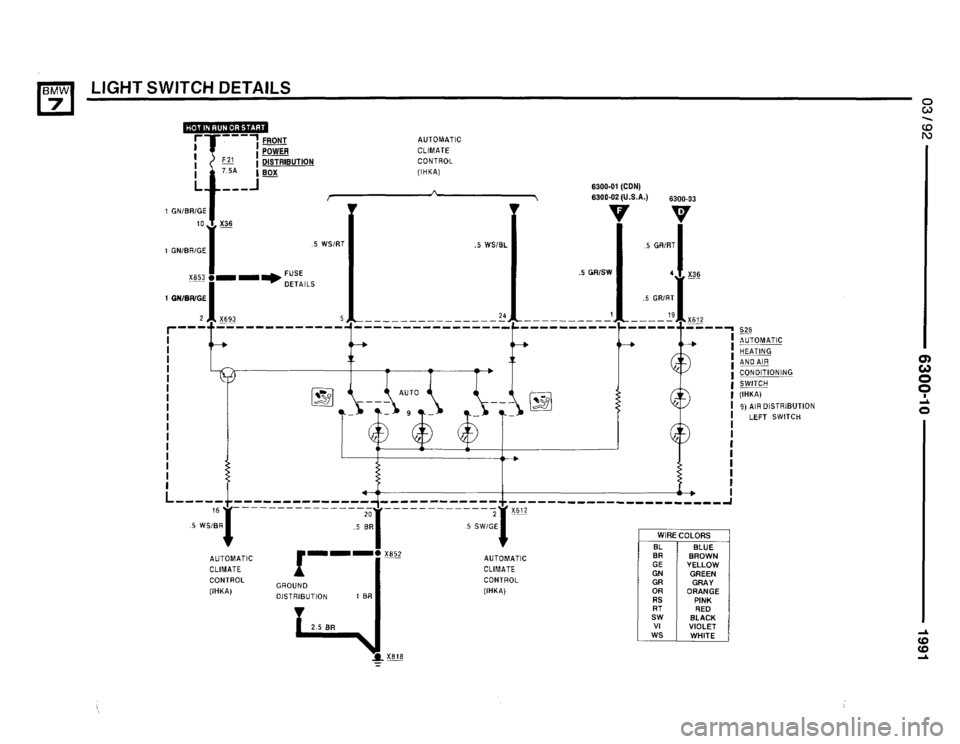 BMW 735il 1991 E32 Electrical Troubleshooting Manual BMW 735il 1991 E32 Electrical Troubleshooting Manual