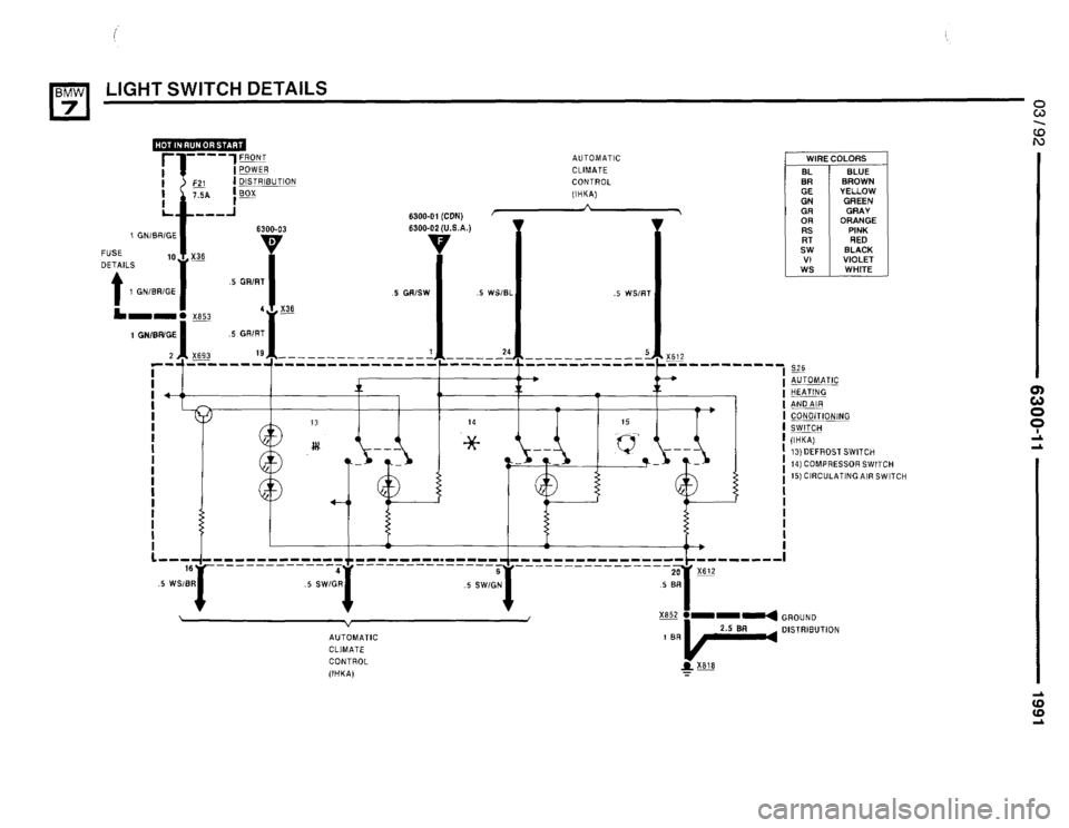 BMW 735i 1991 E32 Electrical Troubleshooting Manual BMW 735i 1991 E32 Electrical Troubleshooting Manual