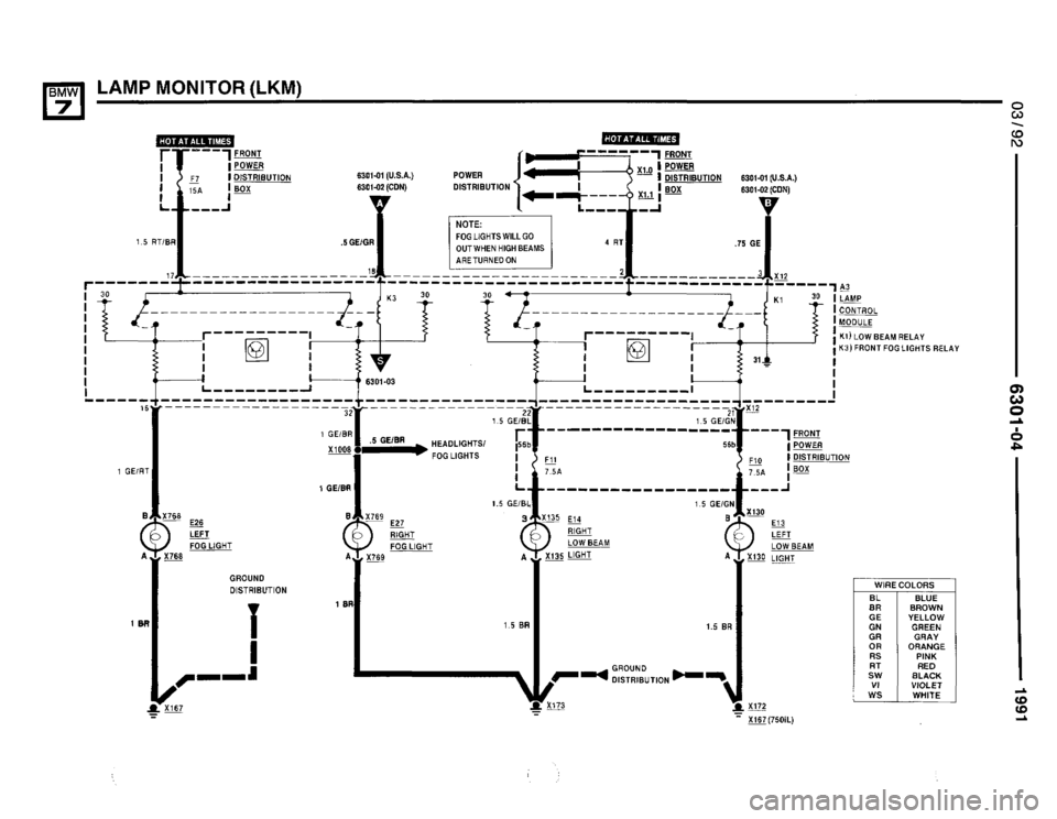 BMW 735i 1991 E32 Electrical Troubleshooting Manual BMW 735i 1991 E32 Electrical Troubleshooting Manual