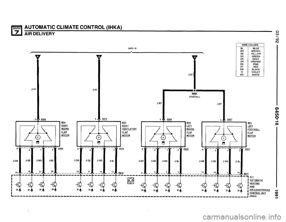 BMW 735i 1991 E32 Electrical Troubleshooting Manual 