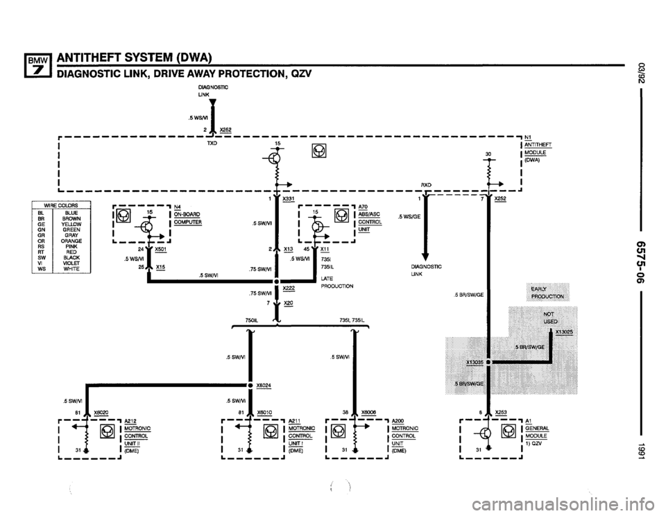 BMW 735il 1991 E32 Electrical Troubleshooting Manual BMW 735il 1991 E32 Electrical Troubleshooting Manual