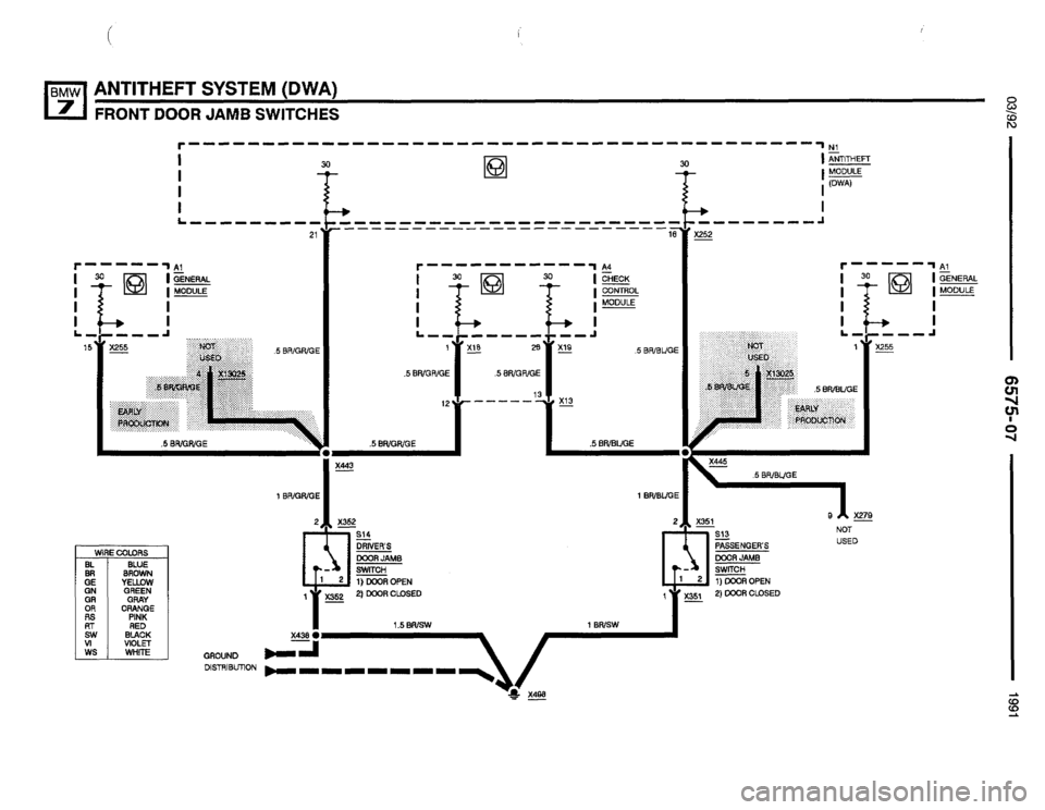 BMW 735il 1991 E32 Electrical Troubleshooting Manual BMW 735il 1991 E32 Electrical Troubleshooting Manual