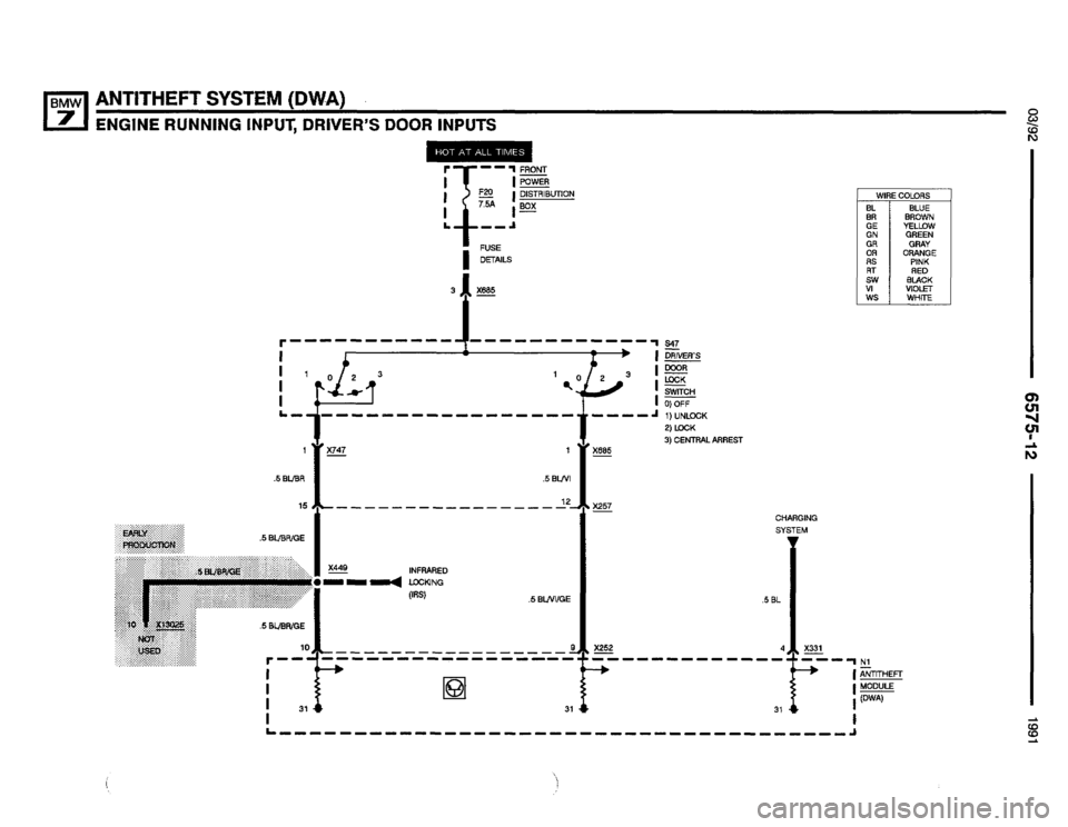 BMW 735il 1991 E32 Electrical Troubleshooting Manual BMW 735il 1991 E32 Electrical Troubleshooting Manual