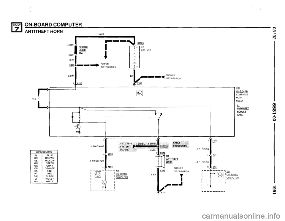 BMW 735il 1991 E32 Electrical Troubleshooting Manual BMW 735il 1991 E32 Electrical Troubleshooting Manual