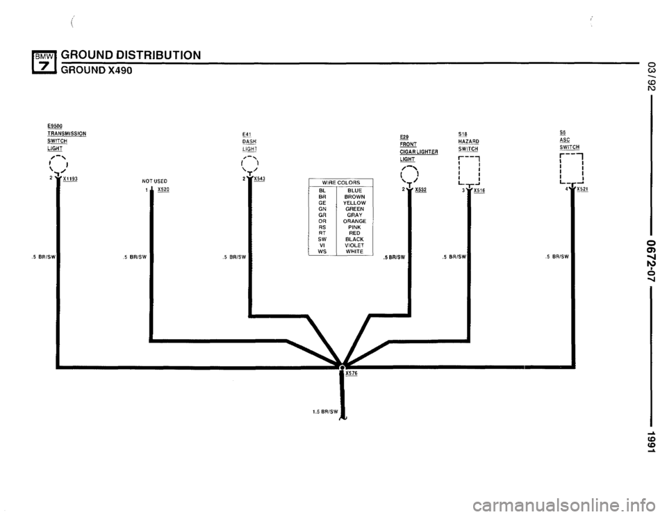 BMW 735il 1991 E32 Electrical Troubleshooting Manual BMW 735il 1991 E32 Electrical Troubleshooting Manual