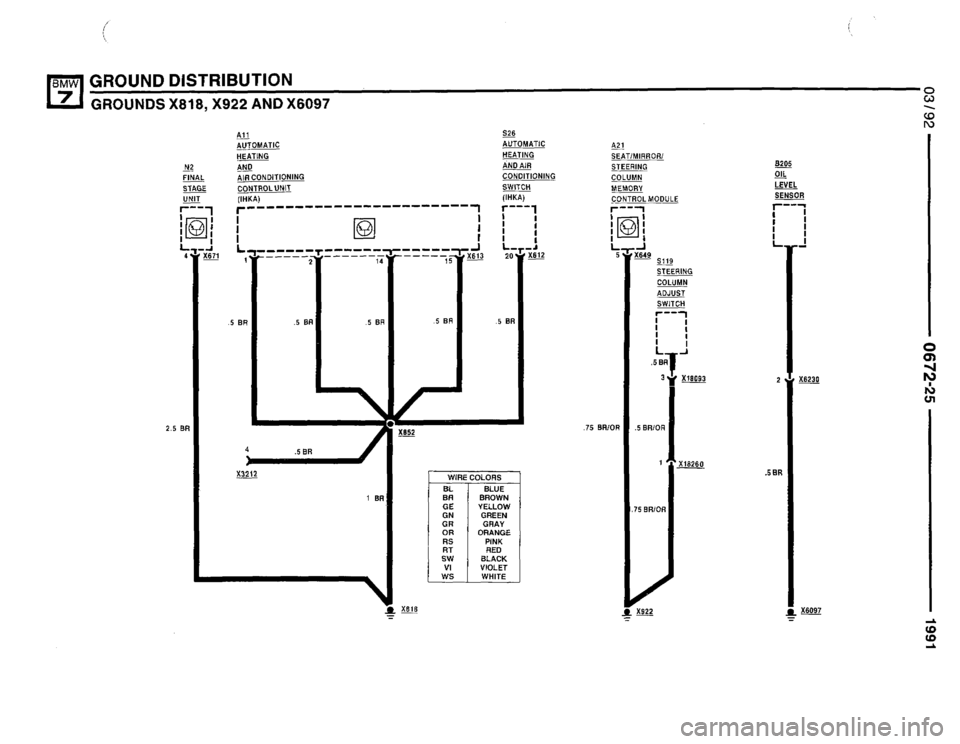 BMW 735i 1991 E32 Electrical Troubleshooting Manual BMW 735i 1991 E32 Electrical Troubleshooting Manual