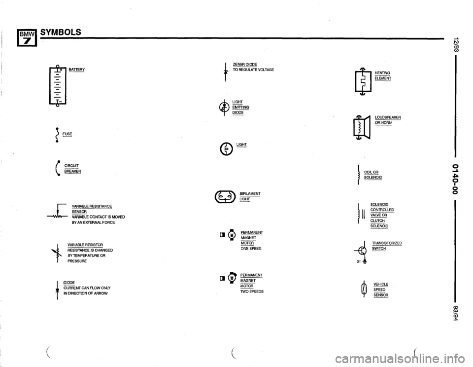 BMW 740i 1993 E32 Electrical Troubleshooting Manual 