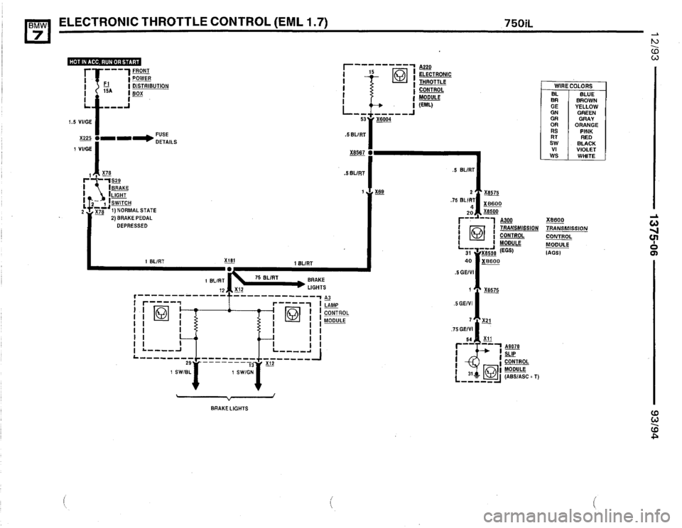 BMW 740i 1993 E32 Electrical Troubleshooting Manual BMW 740i 1993 E32 Electrical Troubleshooting Manual