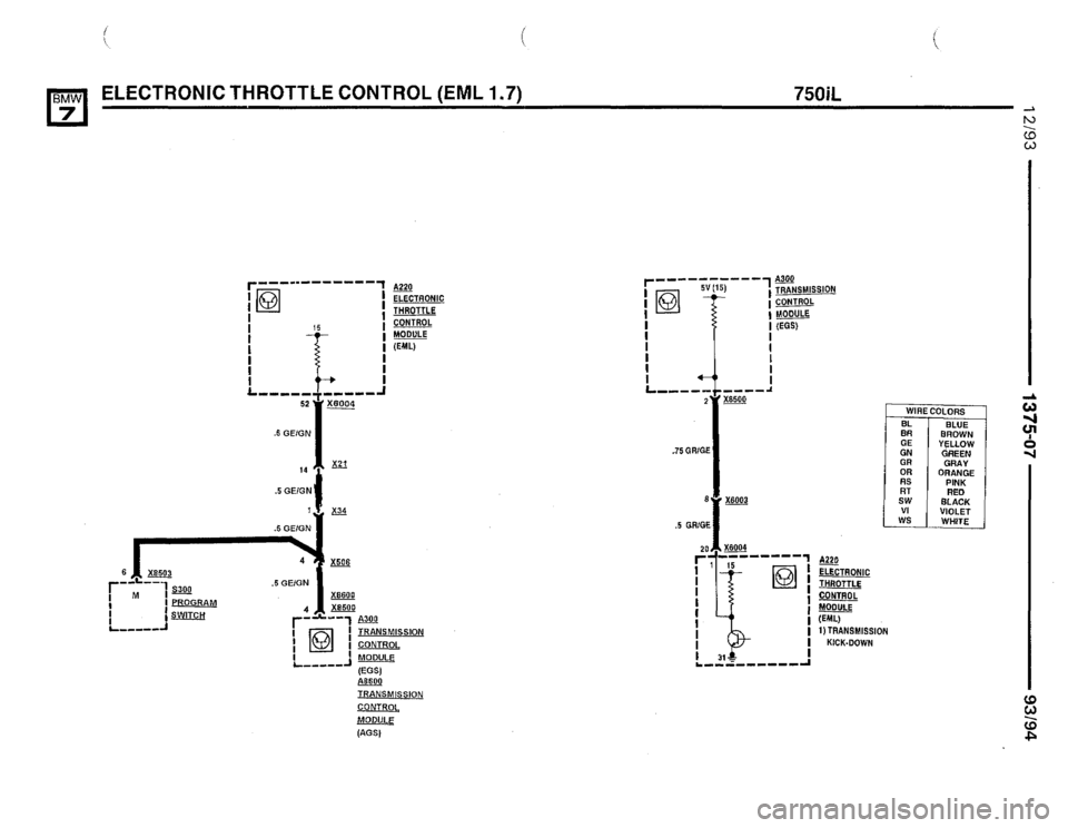 BMW 740i 1993 E32 Electrical Troubleshooting Manual BMW 740i 1993 E32 Electrical Troubleshooting Manual