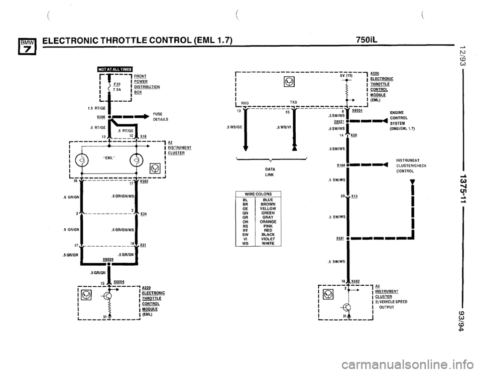 BMW 740i 1993 E32 Electrical Troubleshooting Manual BMW 740i 1993 E32 Electrical Troubleshooting Manual