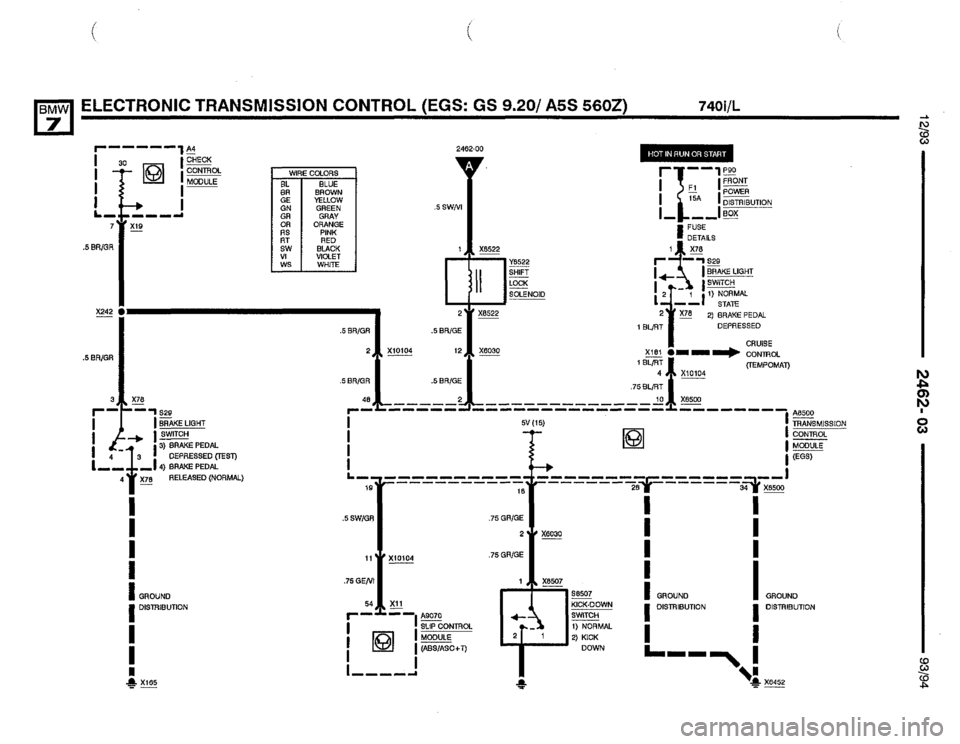 BMW 740i 1993 E32 Electrical Troubleshooting Manual BMW 740i 1993 E32 Electrical Troubleshooting Manual