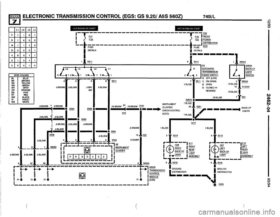 BMW 740i 1993 E32 Electrical Troubleshooting Manual BMW 740i 1993 E32 Electrical Troubleshooting Manual