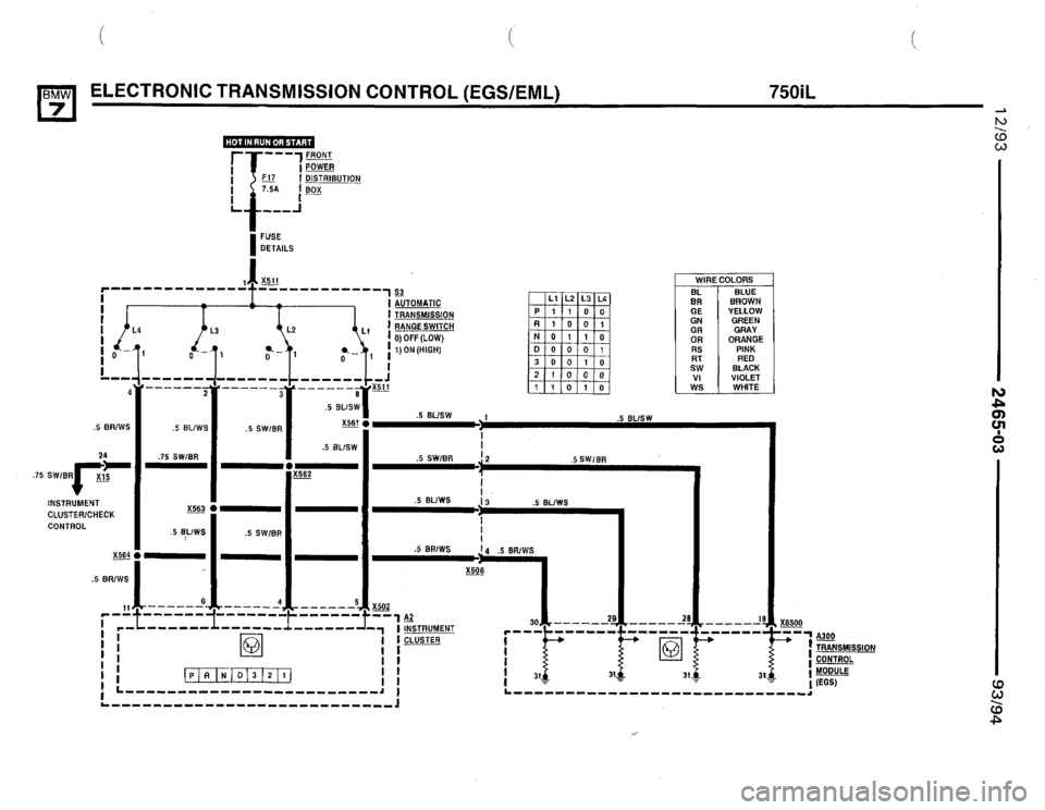 BMW 740i 1993 E32 Electrical Troubleshooting Manual BMW 740i 1993 E32 Electrical Troubleshooting Manual