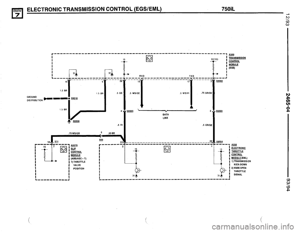BMW 740i 1993 E32 Electrical Troubleshooting Manual BMW 740i 1993 E32 Electrical Troubleshooting Manual