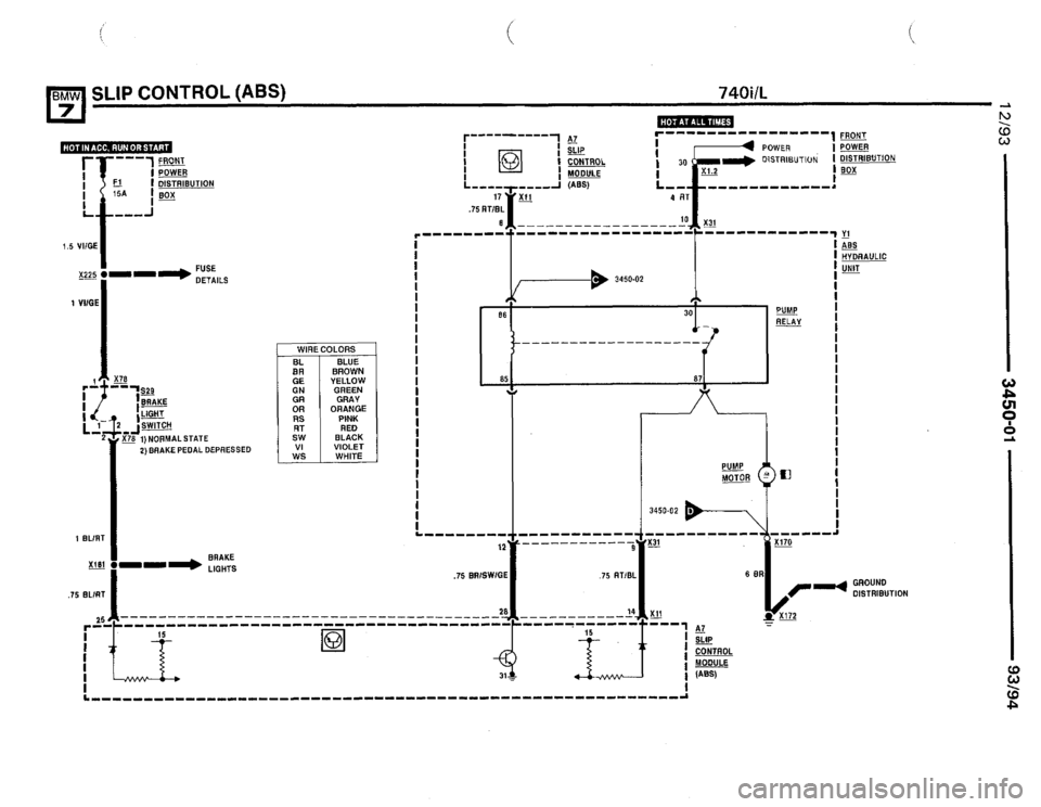 BMW 740i 1993 E32 Electrical Troubleshooting Manual BMW 740i 1993 E32 Electrical Troubleshooting Manual