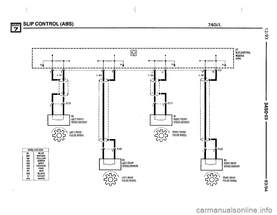 BMW 740i 1993 E32 Electrical Troubleshooting Manual BMW 740i 1993 E32 Electrical Troubleshooting Manual