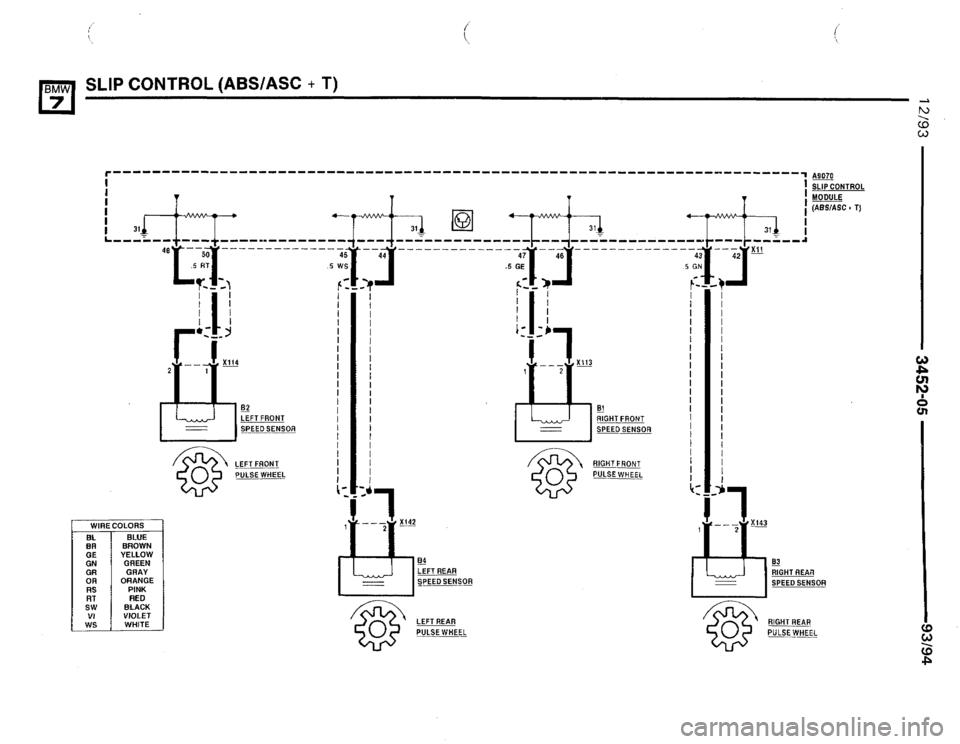 BMW 740i 1993 E32 Electrical Troubleshooting Manual BMW 740i 1993 E32 Electrical Troubleshooting Manual