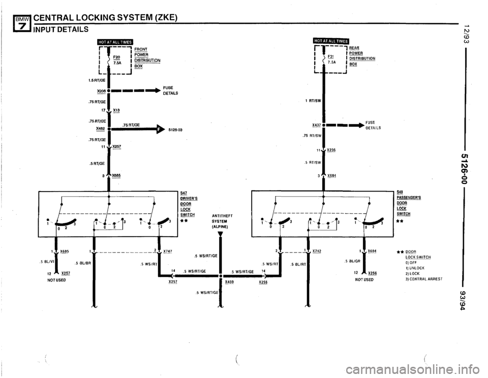 BMW 740i 1993 E32 Electrical Troubleshooting Manual BMW 740i 1993 E32 Electrical Troubleshooting Manual