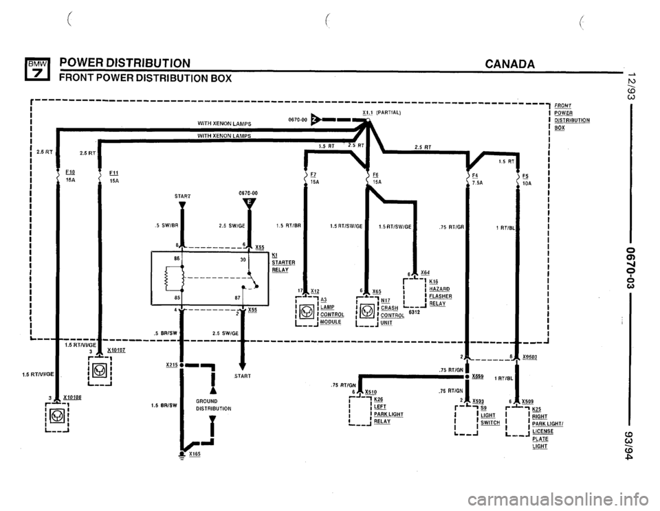 BMW 740il 1993 E32 Electrical Troubleshooting Manual 