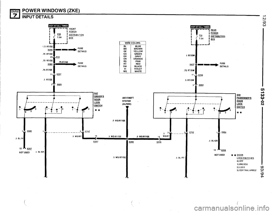 BMW 740i 1993 E32 Electrical Troubleshooting Manual BMW 740i 1993 E32 Electrical Troubleshooting Manual