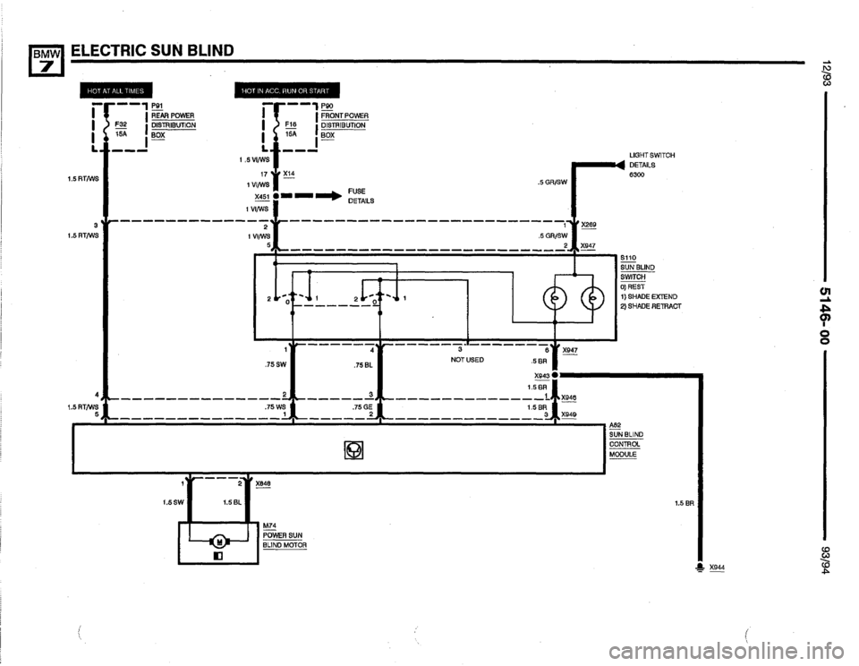 BMW 740i 1993 E32 Electrical Troubleshooting Manual BMW 740i 1993 E32 Electrical Troubleshooting Manual