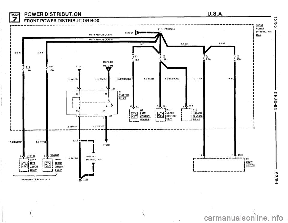 BMW 740il 1993 E32 Electrical Troubleshooting Manual 