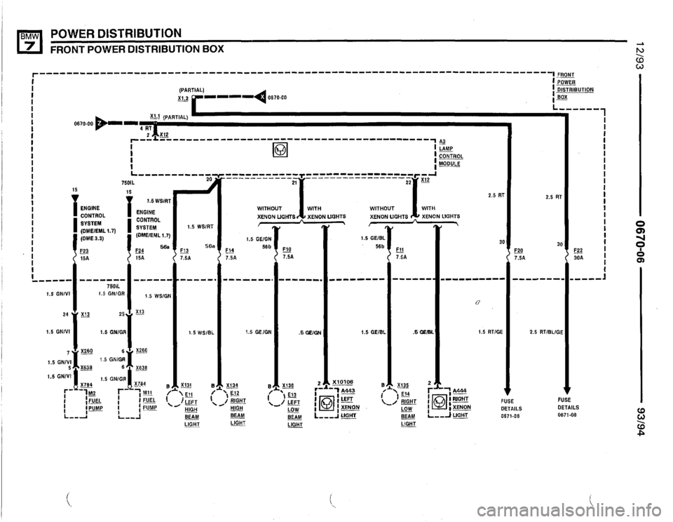 BMW 740il 1993 E32 Electrical Troubleshooting Manual 