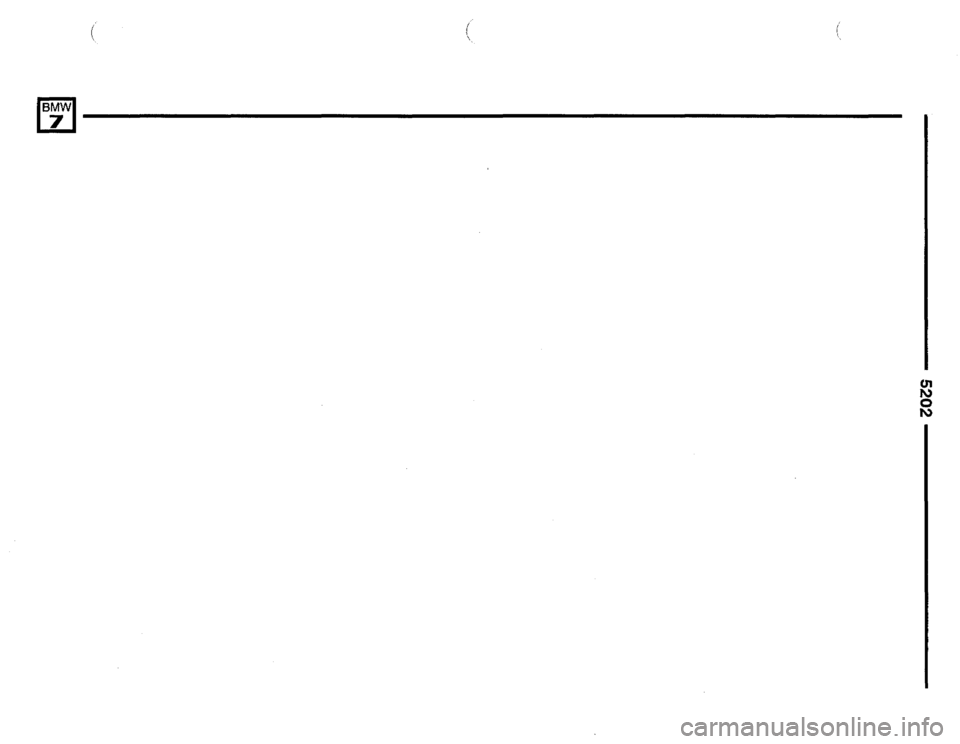 BMW 740i 1993 E32 Electrical Troubleshooting Manual 