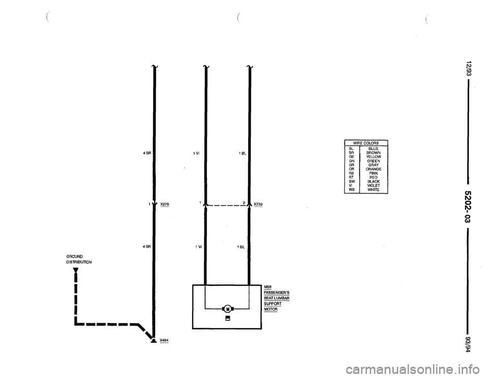 BMW 740i 1993 E32 Electrical Troubleshooting Manual 