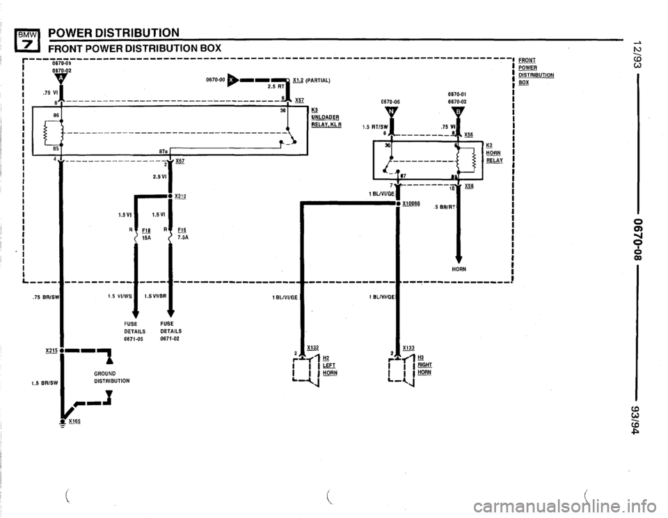 BMW 740il 1993 E32 Electrical Troubleshooting Manual 