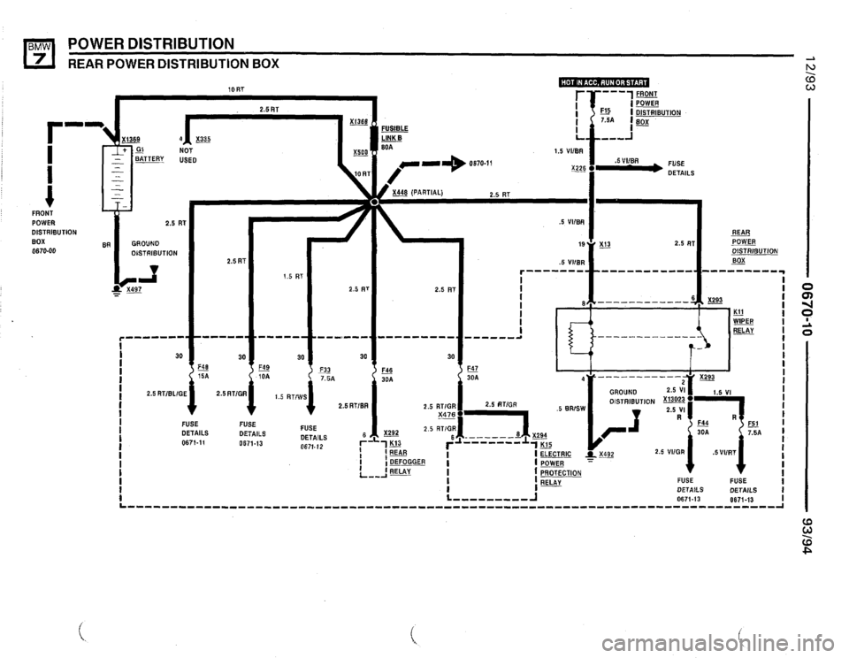 BMW 740il 1993 E32 Electrical Troubleshooting Manual 