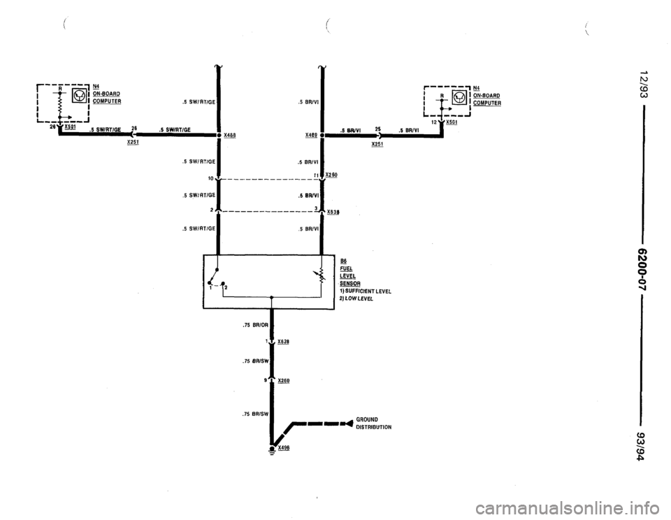 BMW 740i 1993 E32 Electrical Troubleshooting Manual 