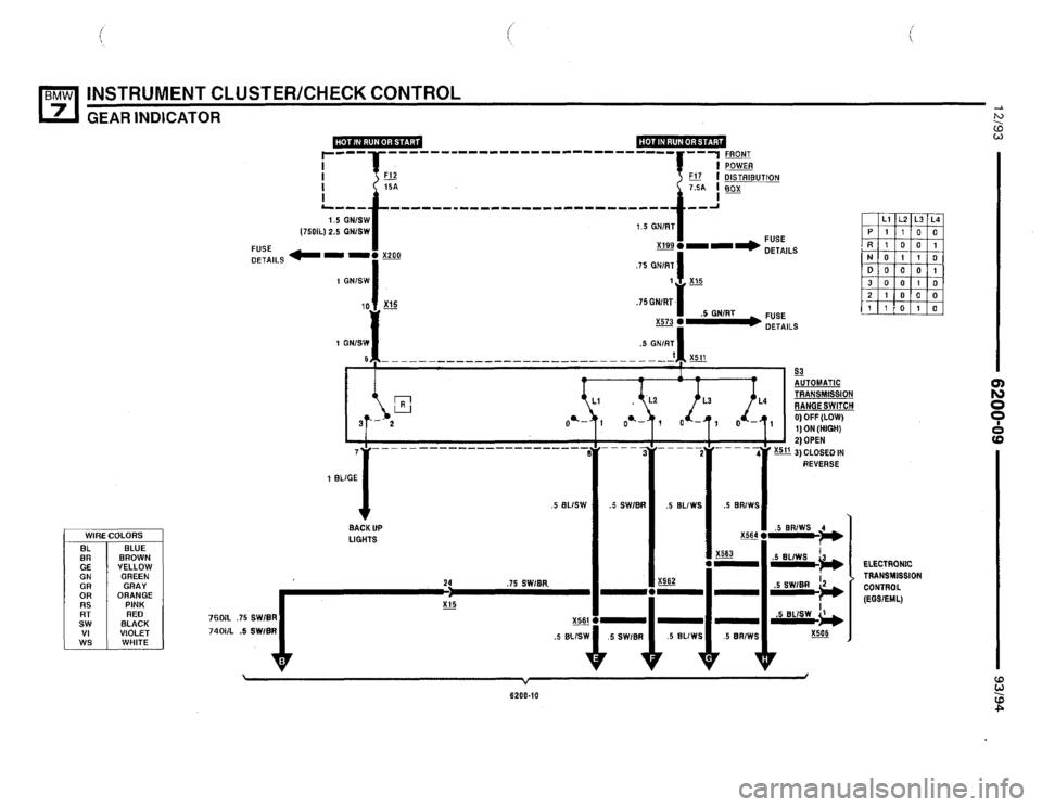 BMW 740i 1993 E32 Electrical Troubleshooting Manual BMW 740i 1993 E32 Electrical Troubleshooting Manual