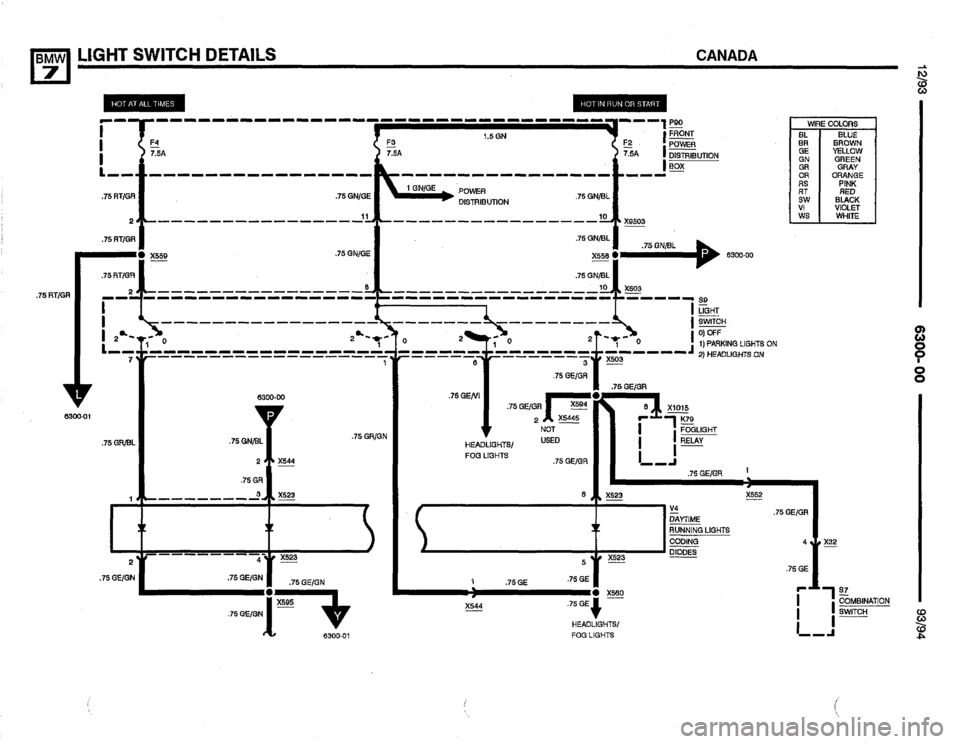 BMW 740i 1993 E32 Electrical Troubleshooting Manual BMW 740i 1993 E32 Electrical Troubleshooting Manual