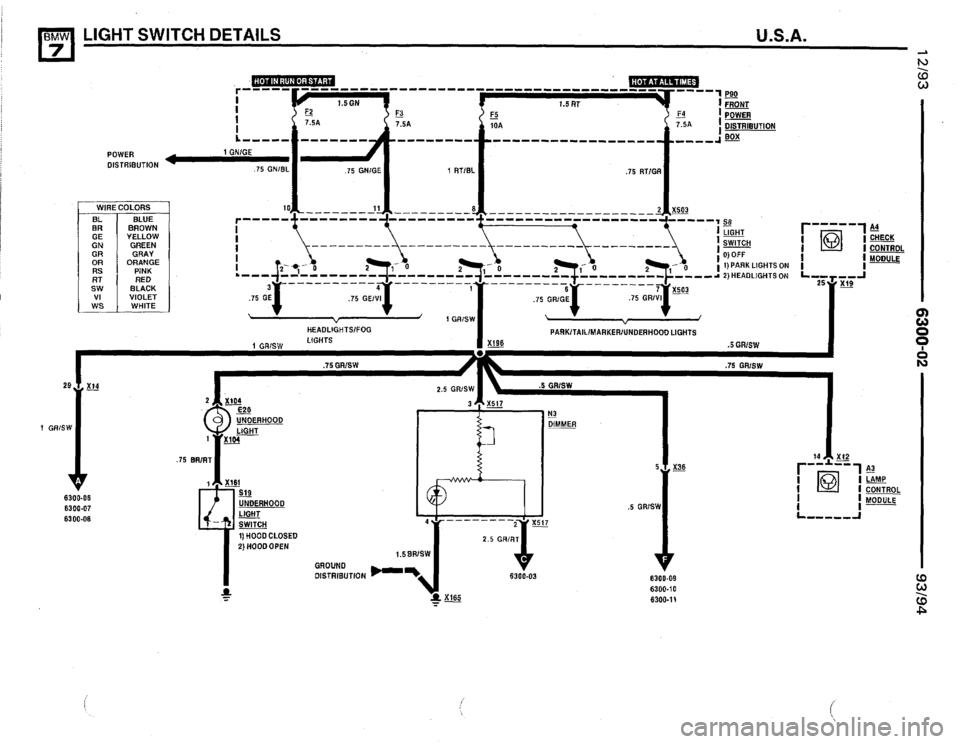 BMW 740i 1993 E32 Electrical Troubleshooting Manual BMW 740i 1993 E32 Electrical Troubleshooting Manual
