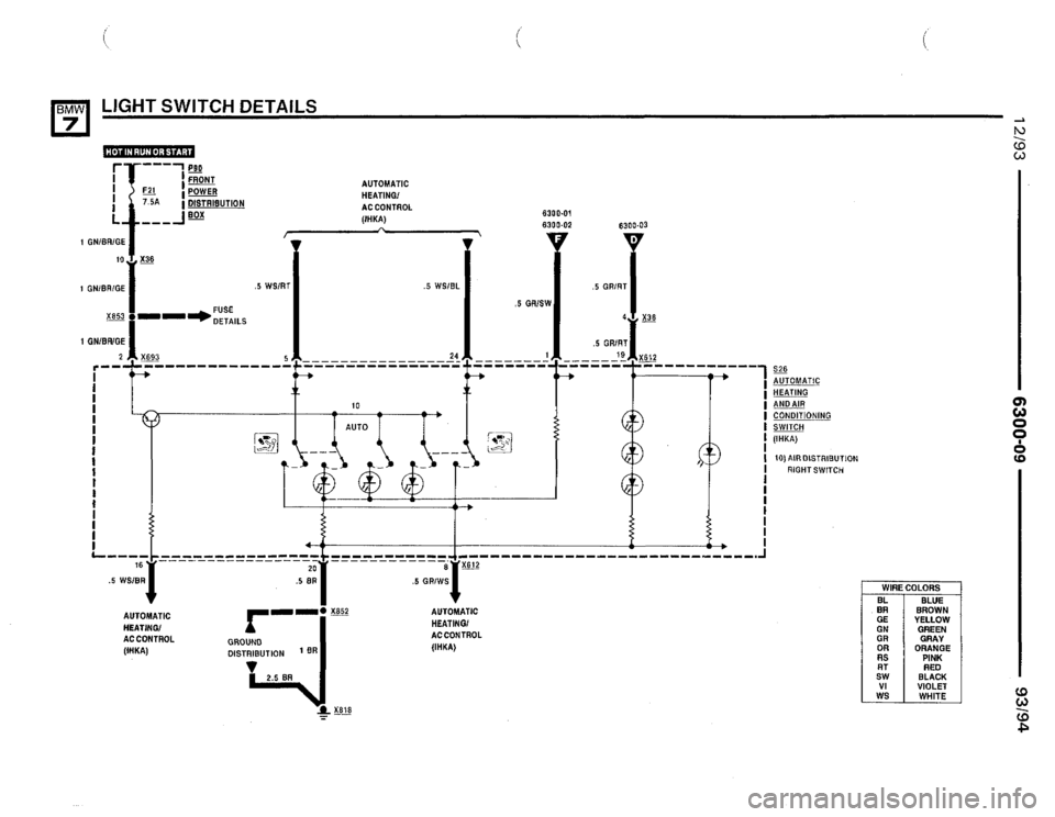 BMW 740i 1993 E32 Electrical Troubleshooting Manual BMW 740i 1993 E32 Electrical Troubleshooting Manual