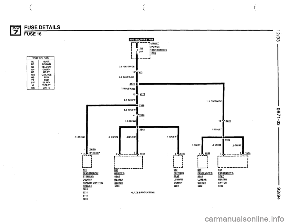 BMW 740il 1993 E32 Electrical Troubleshooting Manual 