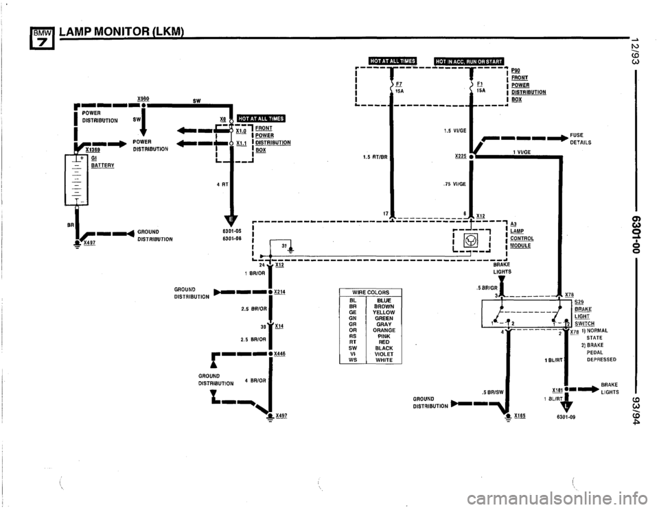 BMW 740i 1993 E32 Electrical Troubleshooting Manual BMW 740i 1993 E32 Electrical Troubleshooting Manual