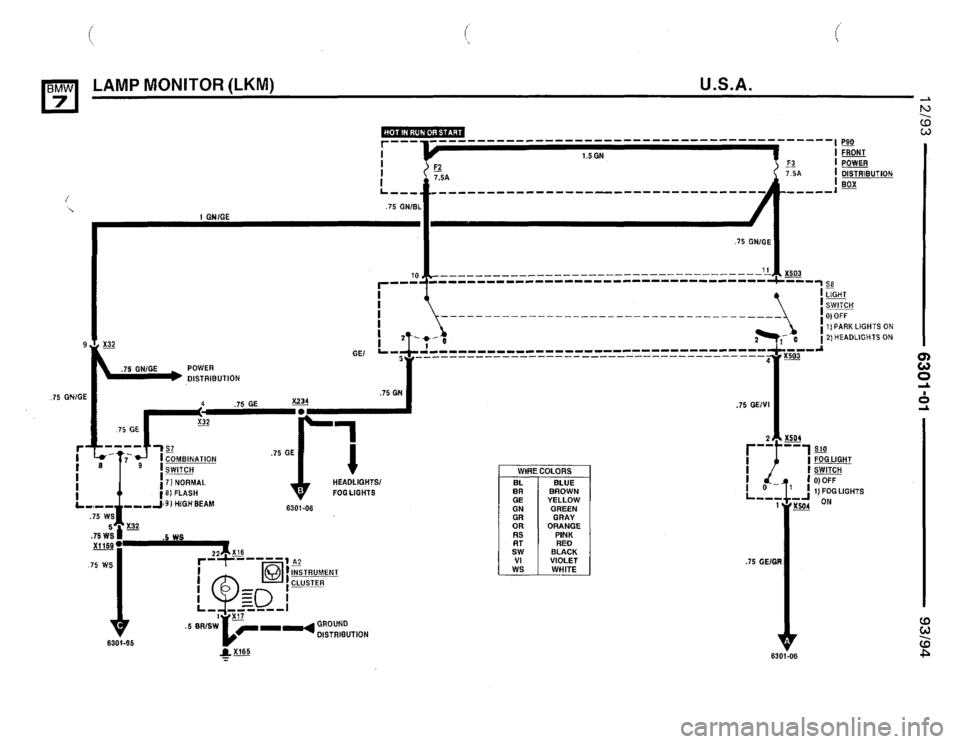 BMW 740i 1993 E32 Electrical Troubleshooting Manual BMW 740i 1993 E32 Electrical Troubleshooting Manual
