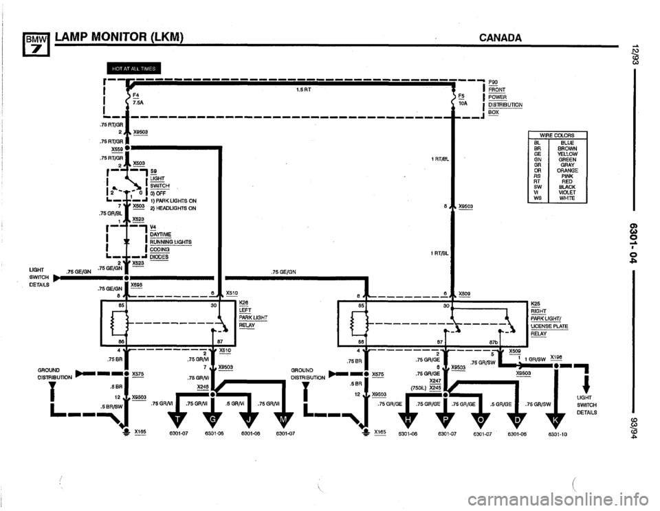 BMW 740i 1993 E32 Electrical Troubleshooting Manual BMW 740i 1993 E32 Electrical Troubleshooting Manual