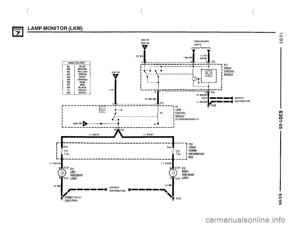 BMW 740i 1993 E32 Electrical Troubleshooting Manual BMW 740i 1993 E32 Electrical Troubleshooting Manual