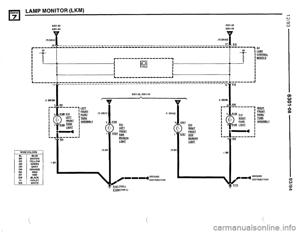 BMW 740i 1993 E32 Electrical Troubleshooting Manual BMW 740i 1993 E32 Electrical Troubleshooting Manual