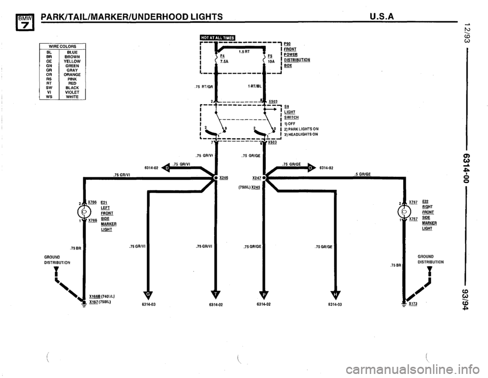 BMW 740i 1993 E32 Electrical Troubleshooting Manual BMW 740i 1993 E32 Electrical Troubleshooting Manual