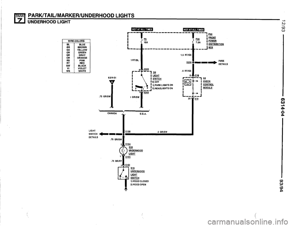 BMW 740i 1993 E32 Electrical Troubleshooting Manual BMW 740i 1993 E32 Electrical Troubleshooting Manual