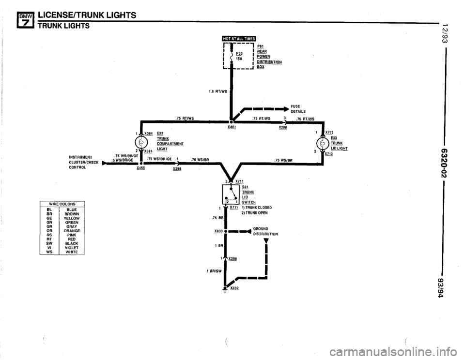 BMW 740i 1993 E32 Electrical Troubleshooting Manual BMW 740i 1993 E32 Electrical Troubleshooting Manual